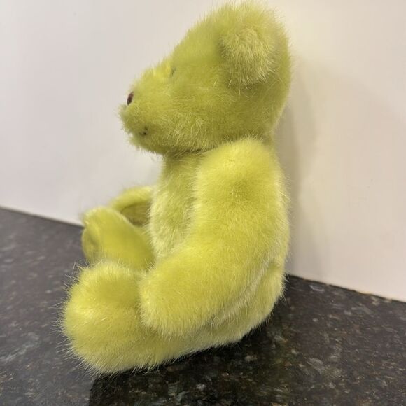 Light Green to Neon Green Applause Dakin Teddy Bear Plush Stuffed - Picture 2 of 7